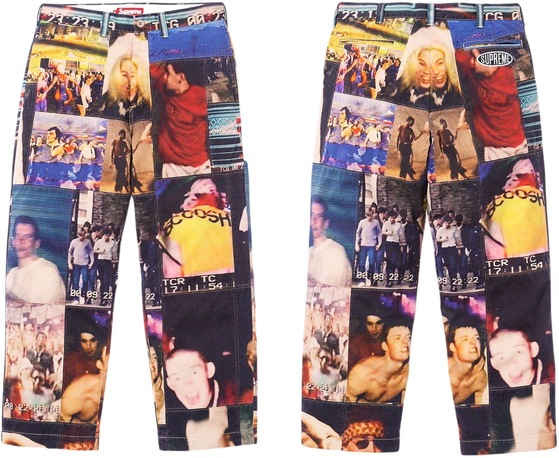 Hardcore Patchwork Loose Fit Chino Pant